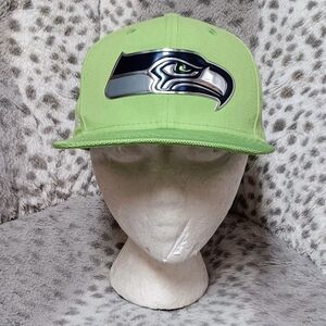New Era Vibrant Green Seahawks Cap